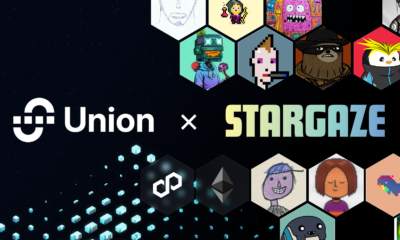 Union and Stargaze logos with various NFT avatars