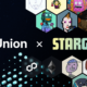 Union and Stargaze logos with various NFT avatars