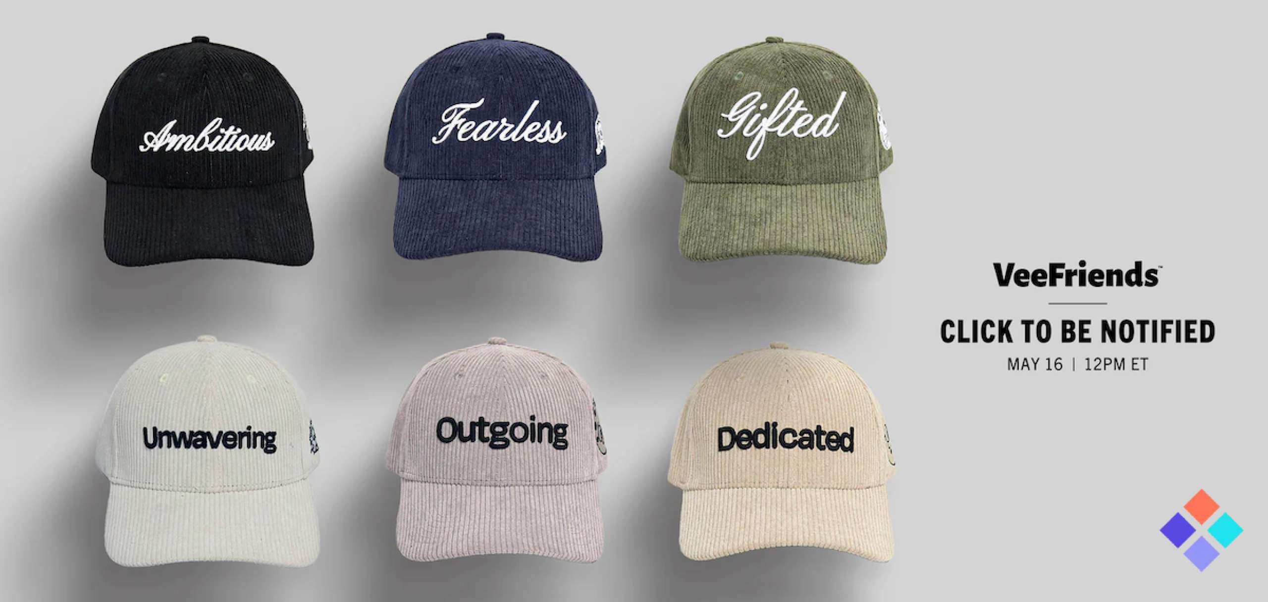 VeeFriends Launches Pre-Sale of Character Cap Collection