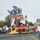 Documentary interview on the Nouns rose float