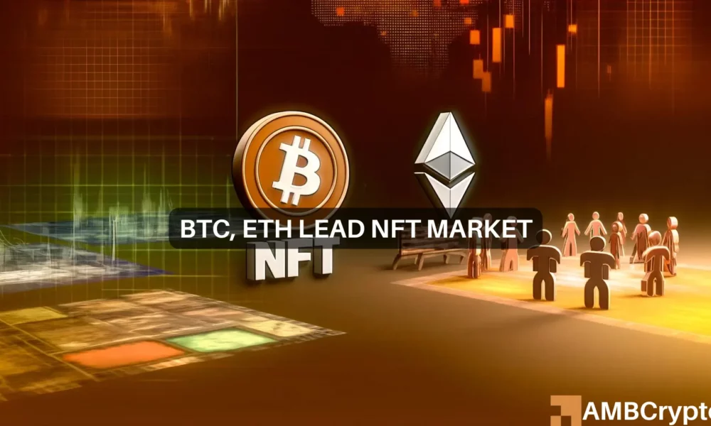 Bitcoin and Ethereum Lead May NFT Scene Amid Decline in Sales – How?