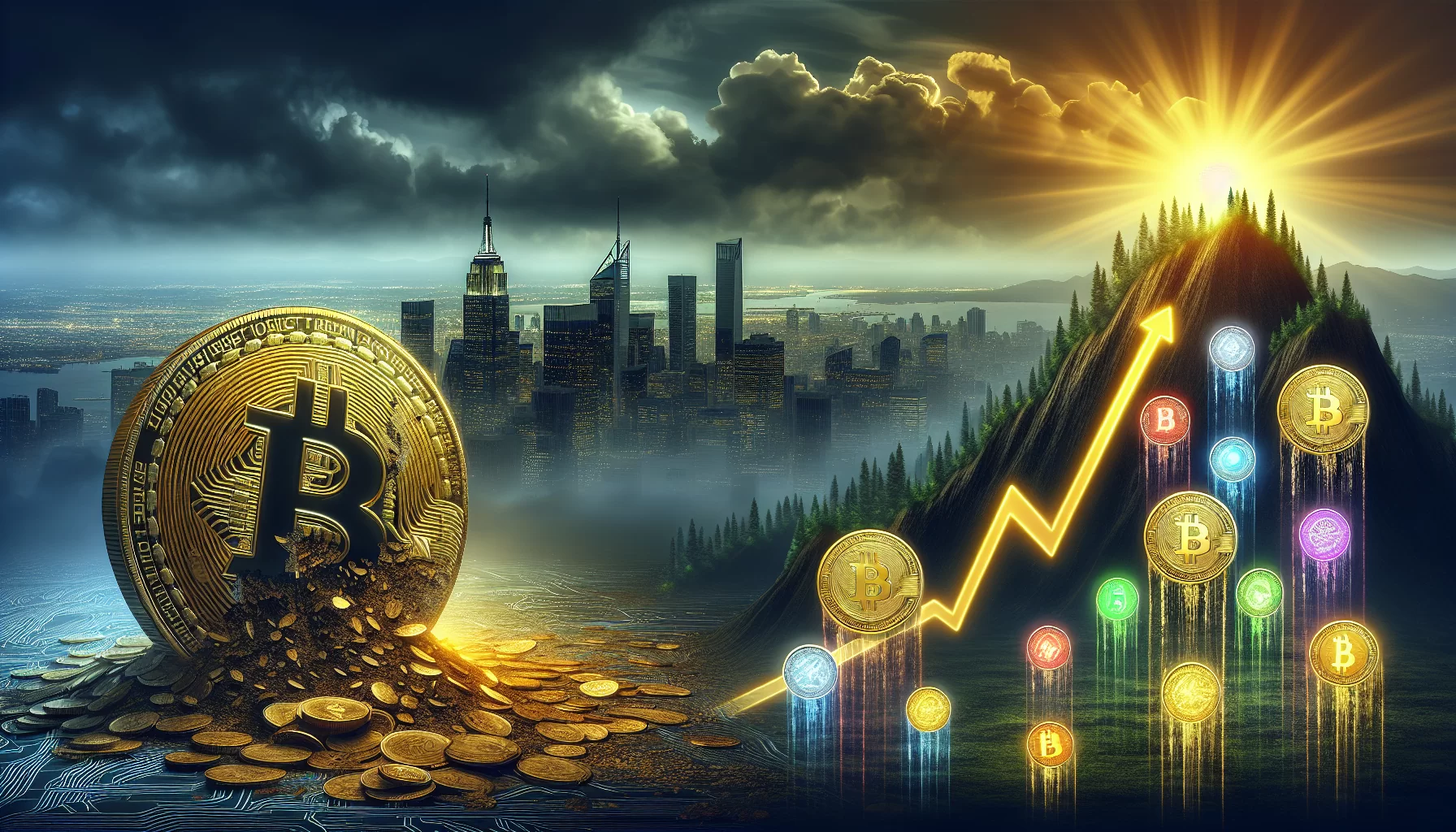 Cryptocurrency analysis: from Bitcoin's stumble to the rise of new tokens