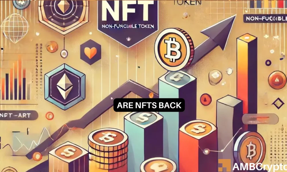 NFT market recovery: Ethereum takes lead as sales increase