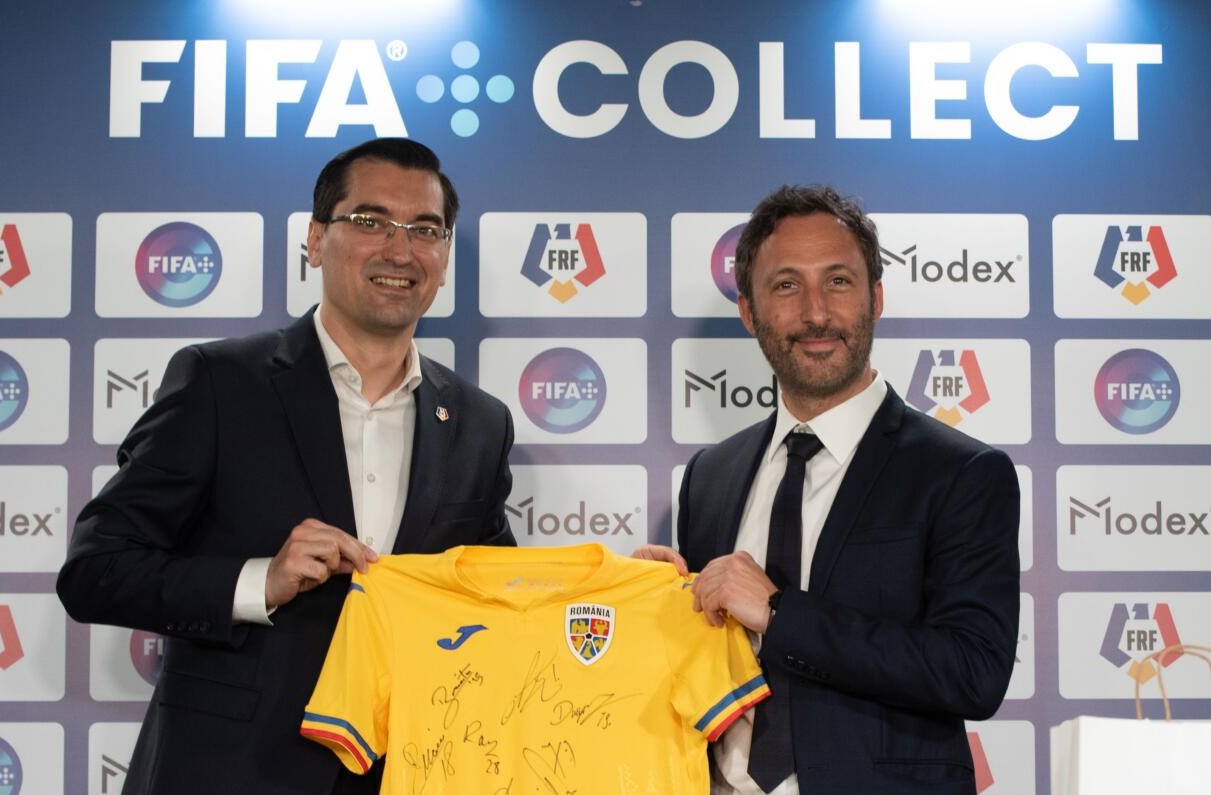 The Romanian Football Federation is the first to join the FIFA Collect NFT platform