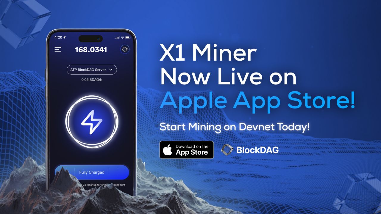 BlockDAG X1 App Launches on the App Store! Filecoin Falls, Immutable NFTs Soar