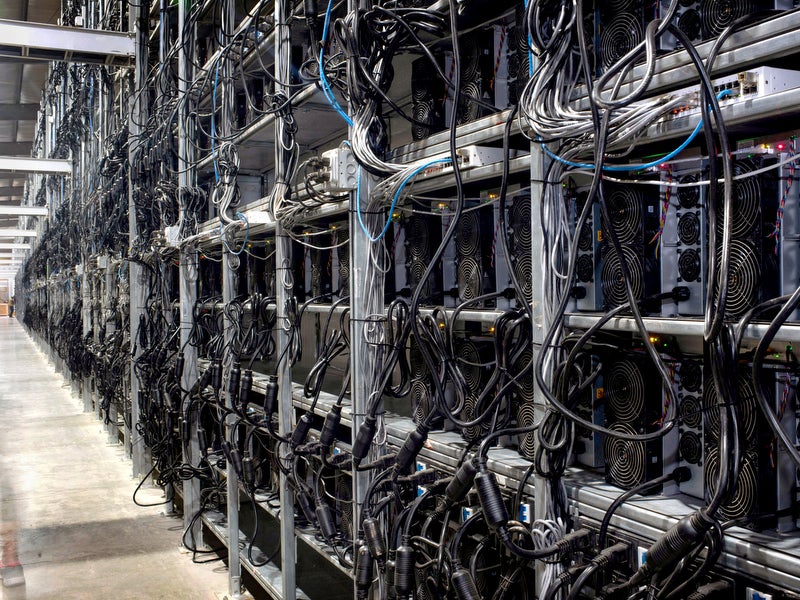 Bitcoin mining machines